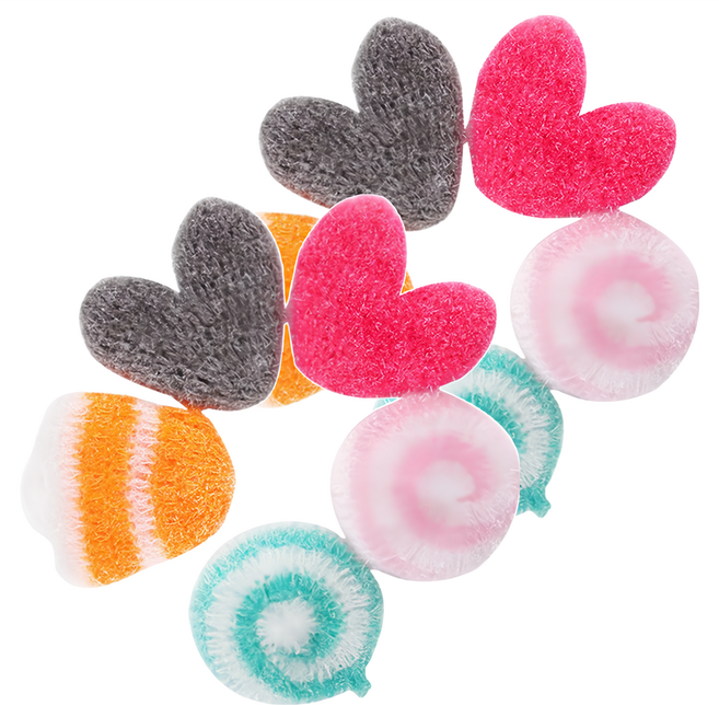 youhouse 雙層壓克力纖維菜瓜布, 5個, 2組