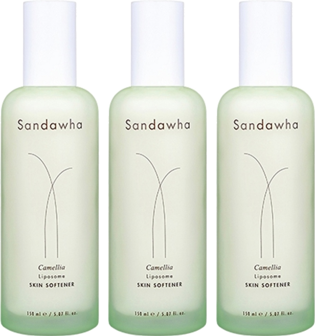 Sandawha 山茶花保濕化妝水 Camellia Liposome Skin Softener, 150ml, 3瓶