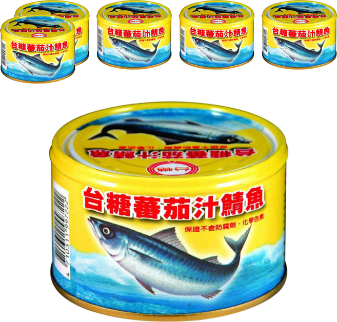 台糖 蕃茄汁鯖魚, 220g, 6罐