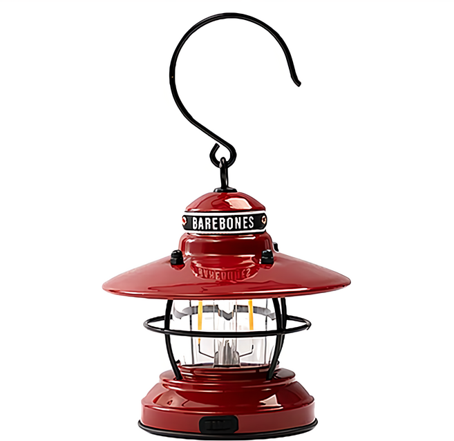 BAREBONES Edison Mini Lantern 吊掛營燈 LIV-274, 紅色, 1個