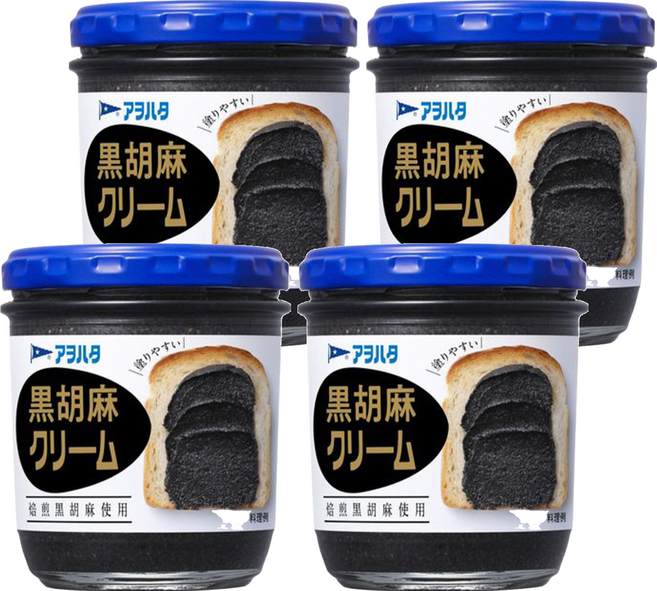 Aohata 黑芝麻醬, 140g, 4罐