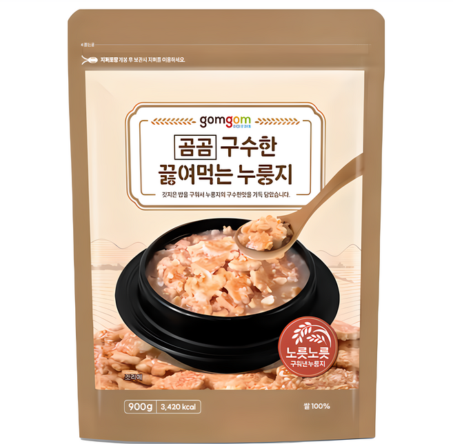 gomgom 香酥鍋巴, 1包, 900g