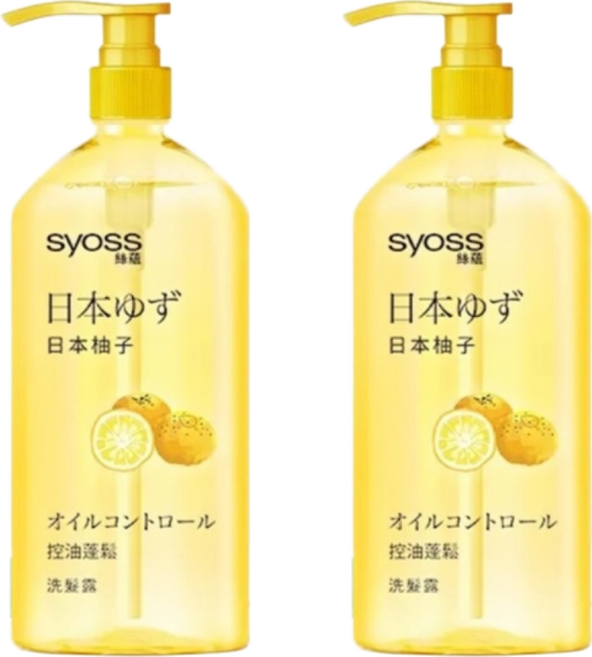 syoss 絲蘊 控油蓬鬆洗髮露 日本柚子 清新果香 髮絲輕盈蓬鬆, 420ml, 2瓶