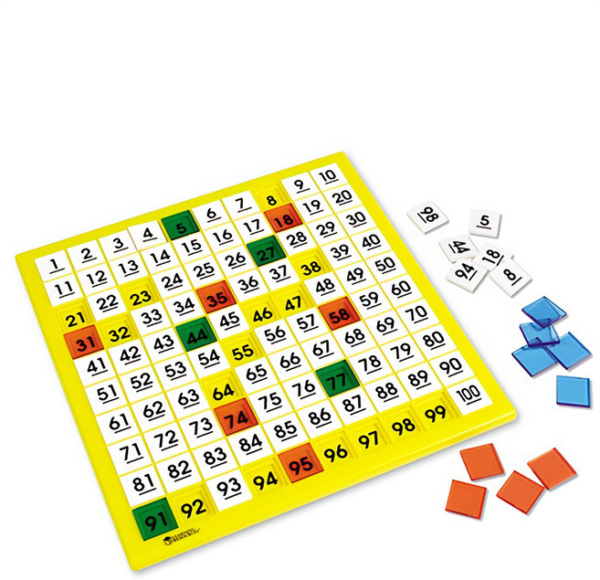 Learning Resources 黃色數字排列板套組, 1套