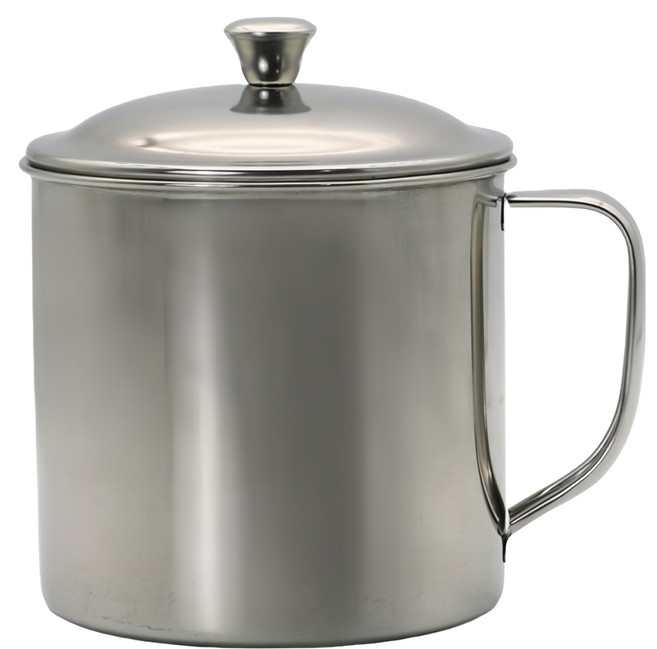 銀世代 304不鏽鋼杯 10cm 750ml, 1個, 不鏽鋼色