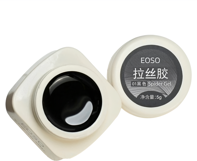 EOSO 拉絲膠, 黑色, 5g, 1個