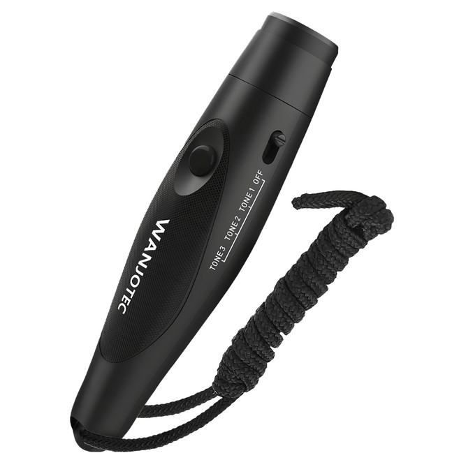 WANJOTEC 125高分貝電子哨 黑色, 1個