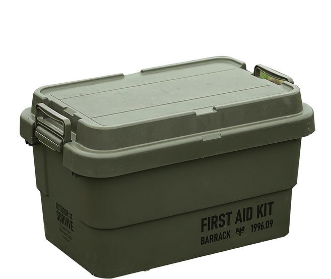 Barrack 09 二代收納箱 50L, 軍綠色, 1層, 1個