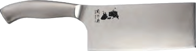 KAI 貝印 中華菜刀 257g, 銀色, 1把