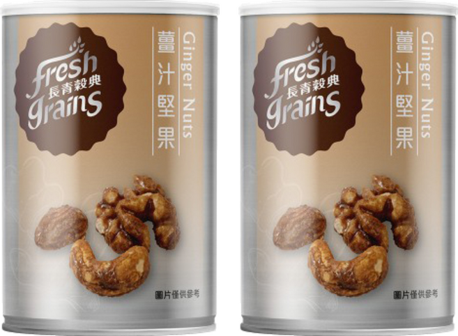 fresh grains 長青穀典 薑汁堅果, 80g, 2罐