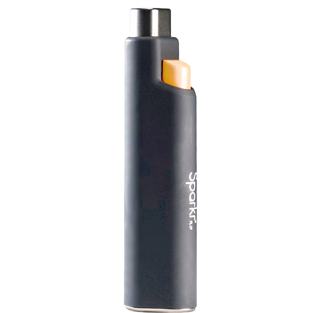 Power Practical Sparkr Flip 電弧可翻轉打火機, 1個, 黑色