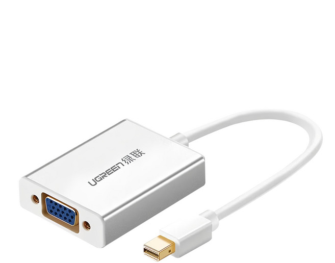 UGREEN 綠聯 Mini DP轉VGA轉換器 3.5音源接口版本, 40282, 1個