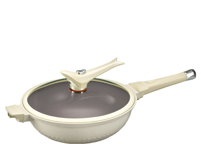 SILWA 西華 飛鳥鑄造不沾炒鍋, 33cm, 1個