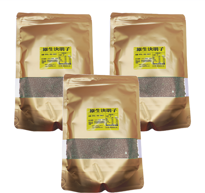 蔘大王 原生決明子, 1組, 3包, 600g