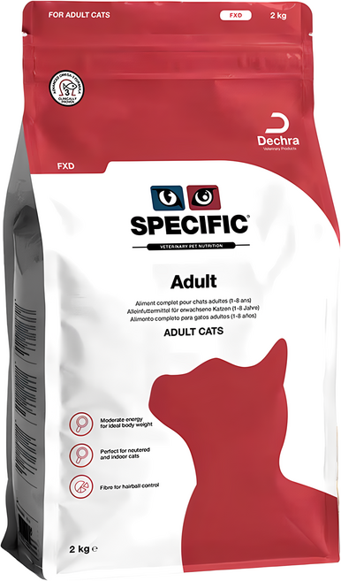 스페시픽 고양이 기능성 사료, 어덜트, 2kg, 1개