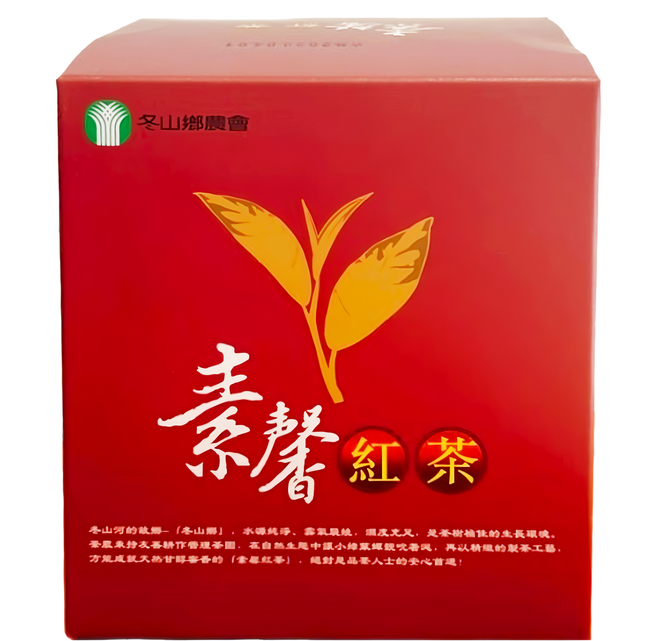 冬山鄉農會 素馨紅茶袋茶, 10包, 3g, 1盒