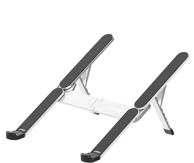 peripower 攜帶型鋁合金筆電支架 MO-30, 銀色, 1盒
