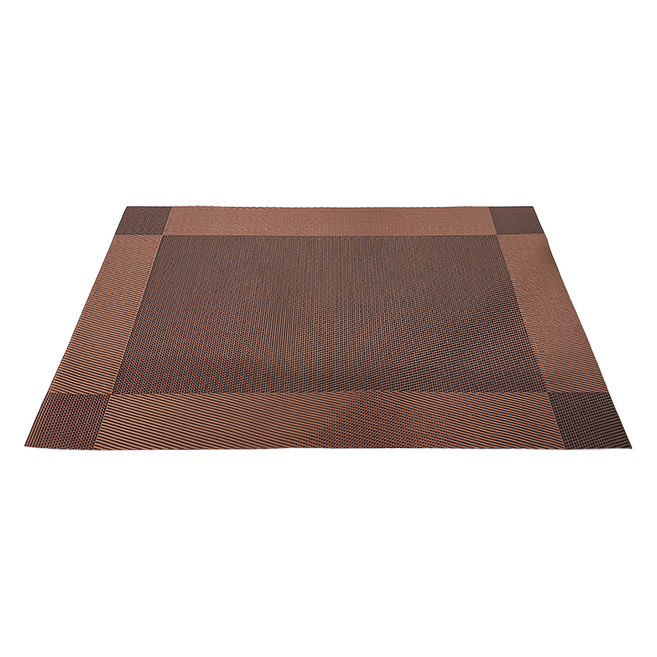 餐具用品隔熱墊 80度西餐墊防滑餐桌墊子杯墊B款, 44 x 30cm, 咖啡色, 3個