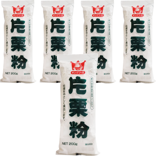 King Foods 王印 片栗粉 馬鈴薯澱粉, 200g, 5包