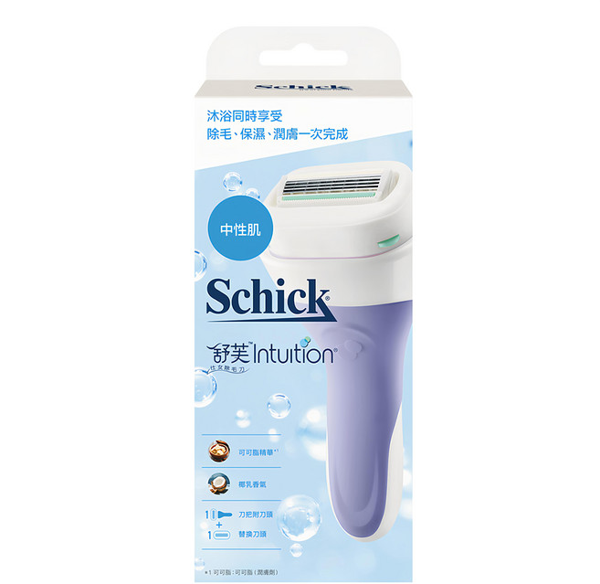 Schick 舒適牌 舒芙仕女除毛刀具組 中性肌用, 1組