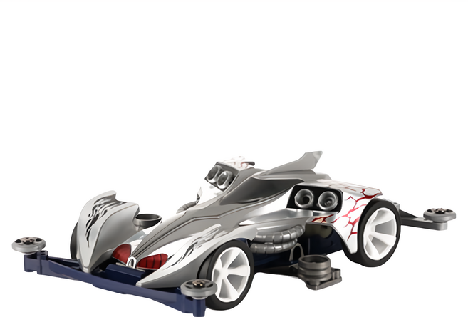 TAMIYA 田宮 四驅車 魔鬼司令 RAY STINGER PREMIUM (SUPER II CHASSIS), 1盒, 銀色