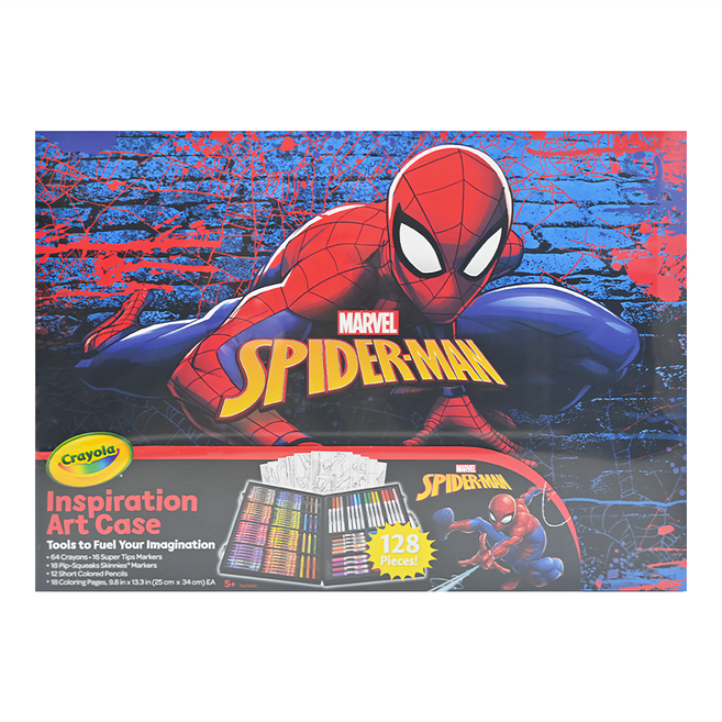 Crayola 繪兒樂 大藝術家套裝, 蜘蛛人, 1盒