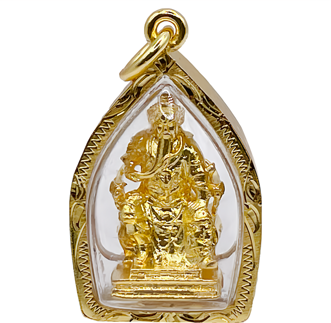 佛牌護身符項鍊吊飾 + 開運招財錢母 10g, 銅, 1個