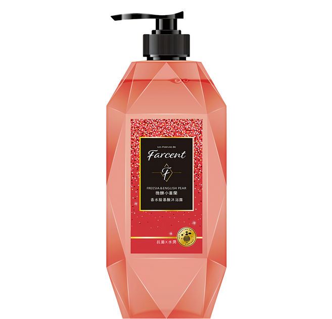 farcent 花仙子 胺基酸沐浴露 微醺小蒼蘭, 780g, 1瓶