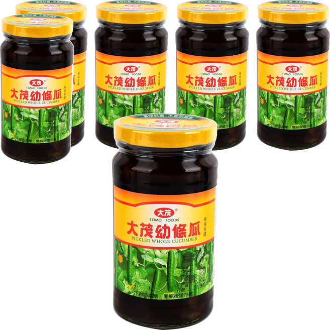 大茂 幼條瓜, 375g, 6罐