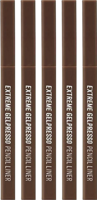 CLIO 珂莉奧 EXTREME 方管眼線膠筆 0.35g, 02 深棕色, 5支