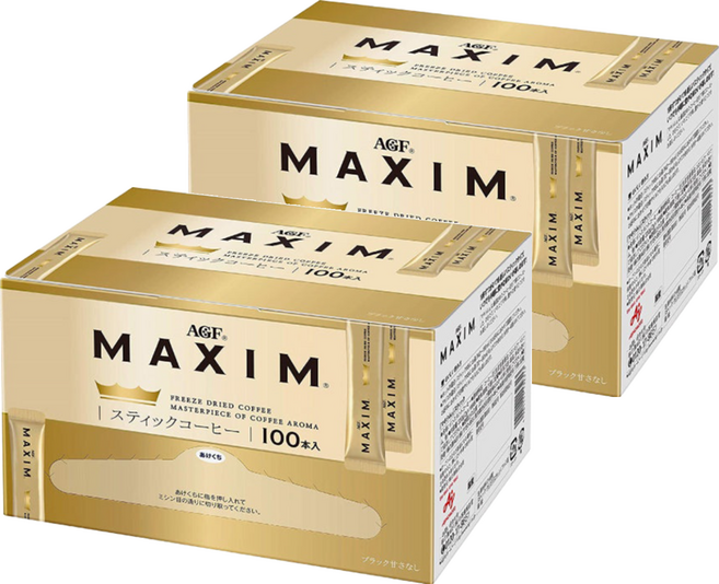 AGF MAXIM Stick咖啡, 2g, 100條, 2盒