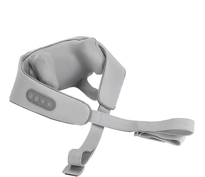 USB充電肩頸按摩器 三段, 顏色隨機, HJ-188