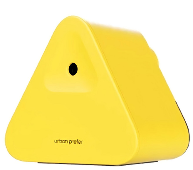 urban prefer SUMO 三角削筆機 防呆集屑盒設計 自動進退筆設計 日本G-Mark設計獎, 黃色, 1個