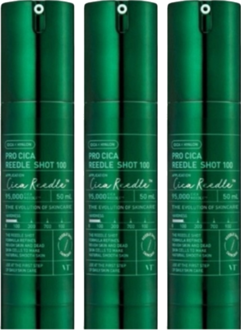 VT COSMETICS 老虎修護微晶精華 100, 50ml, 3瓶