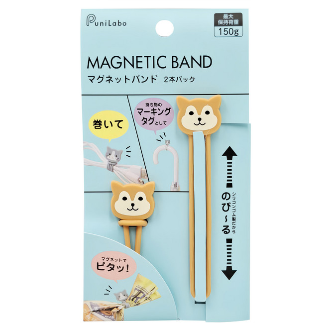 PuniLabo 磁鐵帶 A7722-2, 柴犬, 1個