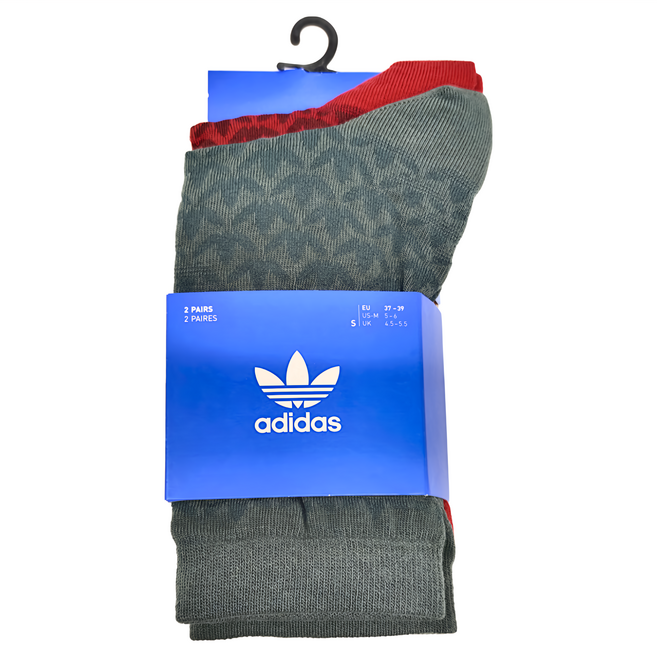 adidas 愛迪達 MONO CREW 2PP 襪子