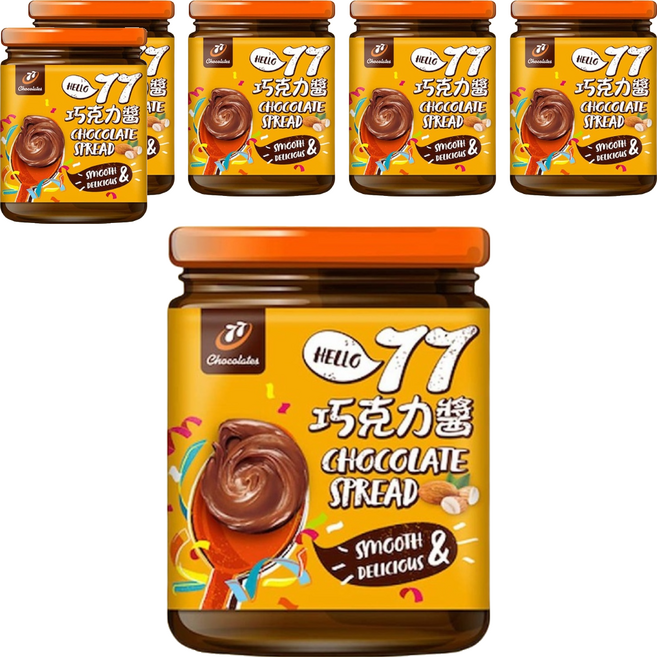 77 巧克力醬, 250g, 6罐