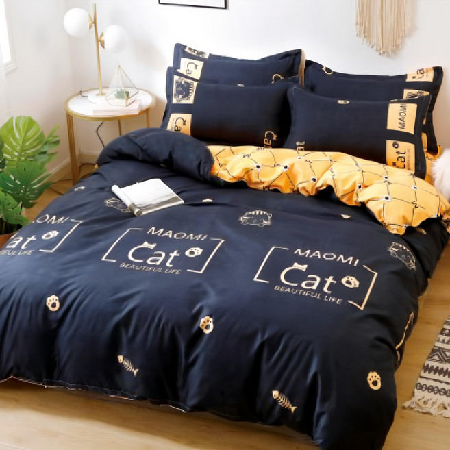 A-ONE 雪紡棉床包 + 枕套 2個 台灣製