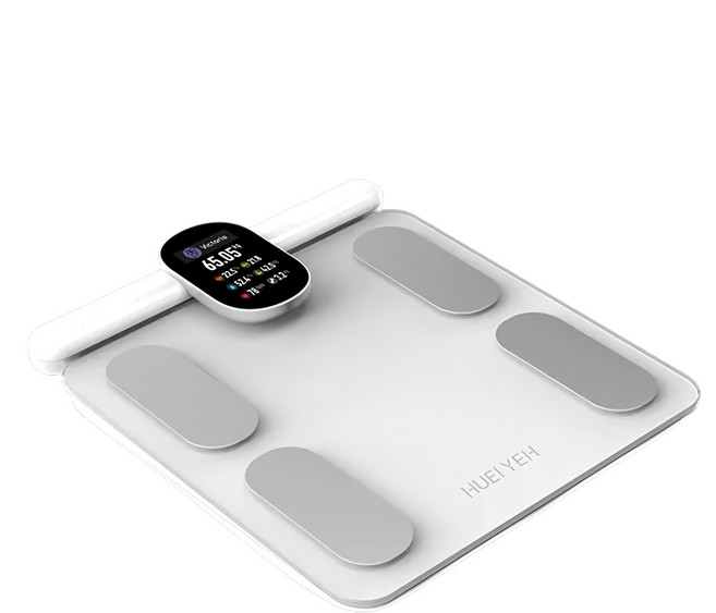 HUEI YEH 八電極智能體脂計 HYG-P100, 1台, 白色