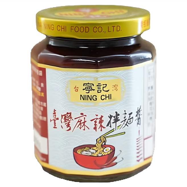 寧記 台灣麻辣拌麵醬, 280g, 1罐