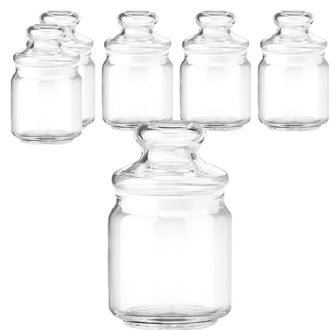 Ocean Glass 玻璃罐, 6個, 500ml