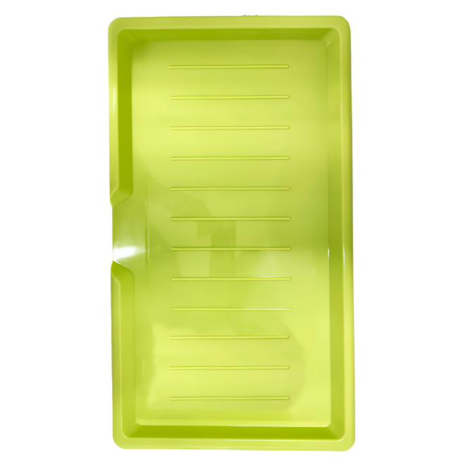 Sanada Seiko fresh 長方瀝水籃底盤 23.4 x 41.5 x 2.7cm, 1層, 綠色, 1個