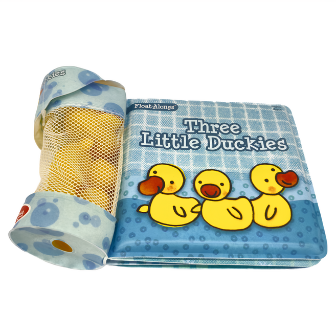 Melissa&Doug 瑪莉莎 洗澡玩具書 含三隻小鴨玩具, 三隻小鴨, 1組