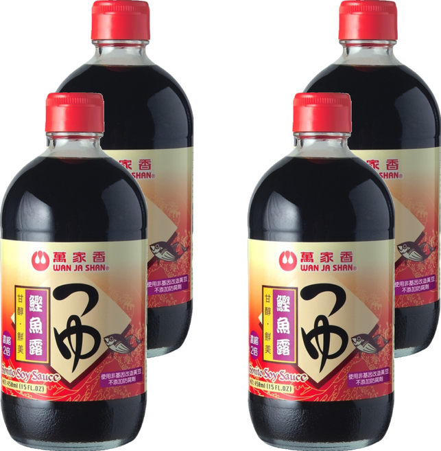 萬家香 鰹魚露, 450ml, 4瓶