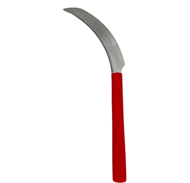 百貨King 不鏽鋼圓柄大草刀 35cm割草刀/除草刀, 1支