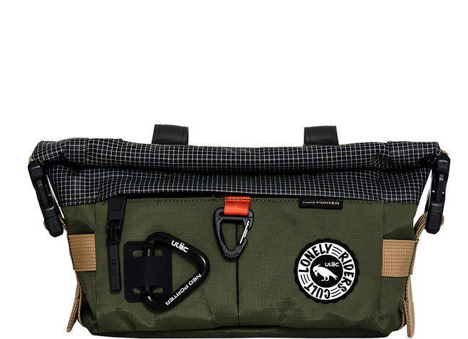 ULac Coursier Jager 車把包 3L 綠色 防潑水 單車配件, 1個