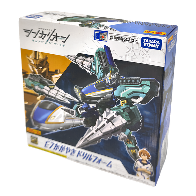 TAKARA TOMY PLARAIL 鐵道王國 新幹線變形機器人 變革世代 E7 光輝號 鑽頭機型態, 多色, 1個