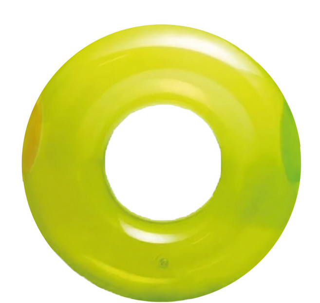 INTEX 彩色游泳圈 直徑76cm, 顏色隨機, 1個
