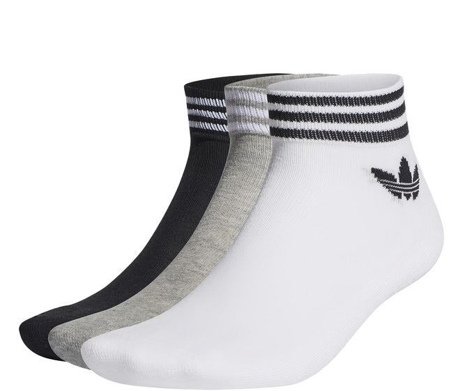 adidas 愛迪達 Originals TREF ANK SCK HC 運動襪, 條紋款, 1組