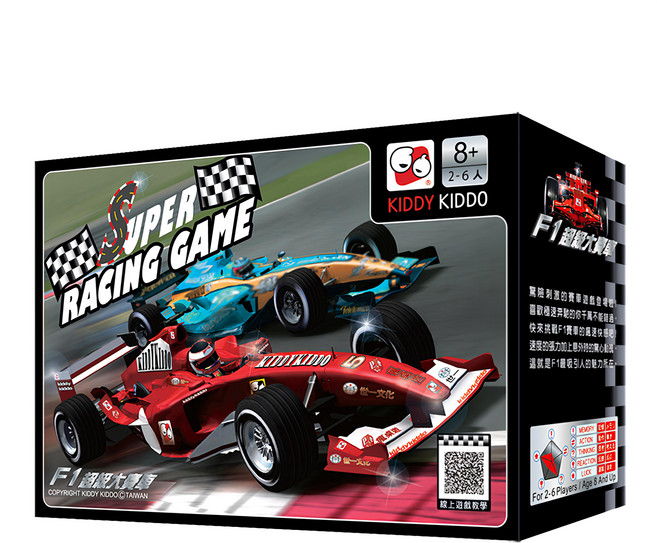 KIDDY KIDDO 綺迪樂 F1超級大賽車桌遊, 1組